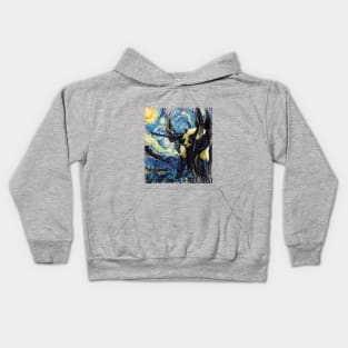 Panda starry night Kids Hoodie